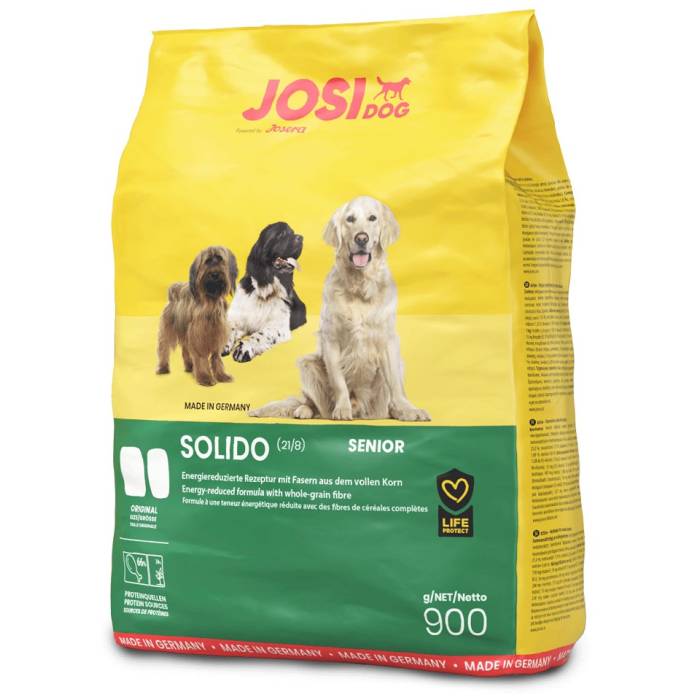 JosiDog Solido sausas maistas vyresnio amžiaus šunims, 900 g