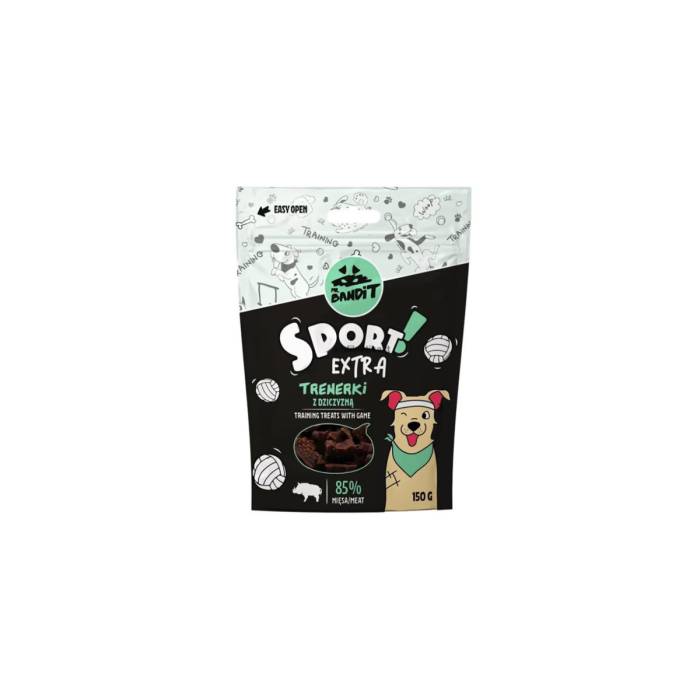 Mr. Bandit Sport Extra treniruočių skanėstai šunims su žvėriena, 150 g