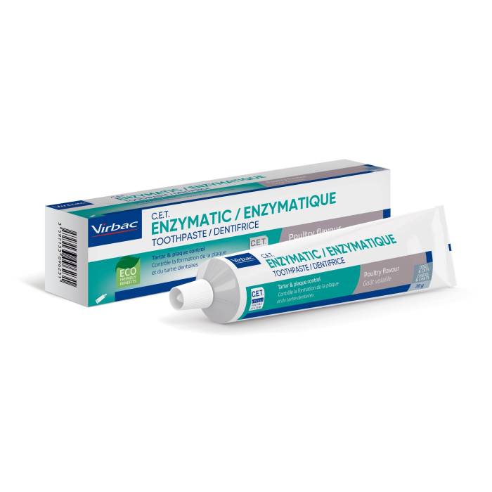 Virbac Enzymatic C.E.T. dantų pasta šunims ir katėms, 70 g
