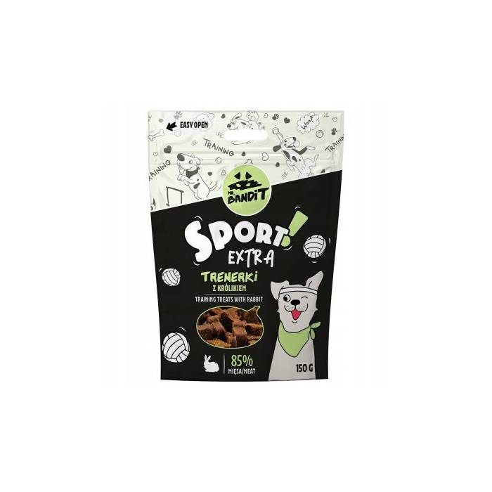 Mr. Bandit Sport Extra treniruočių skanėstai šunims su triušiena, 150 g
