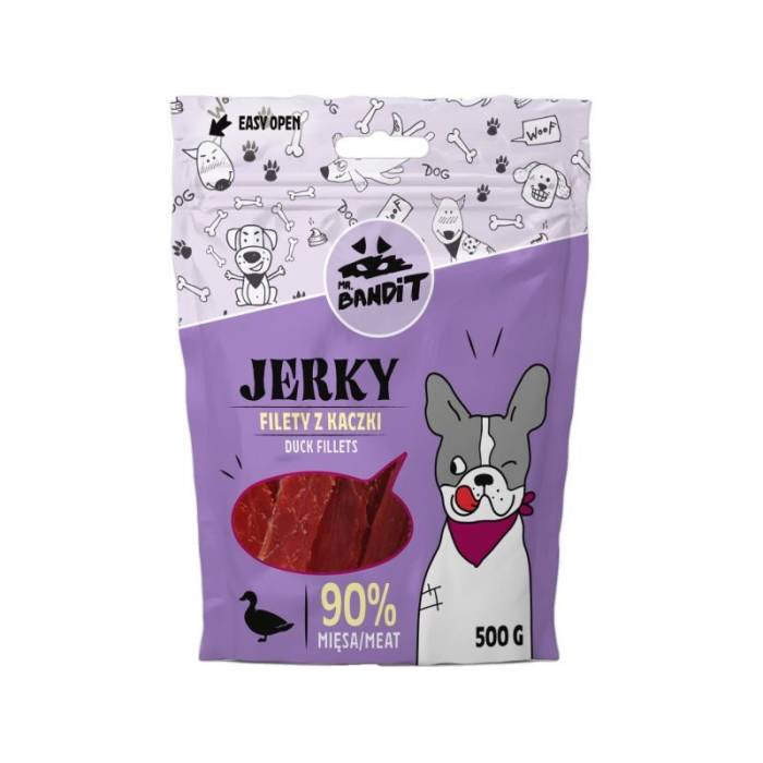 Mr. Bandit Jerky antienos file skanėstai šunims, 500g