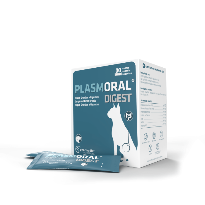 Pharmadiet Plasmoral Digest Giant papildai šunims, geresniam virškinimui, 30 tablečių