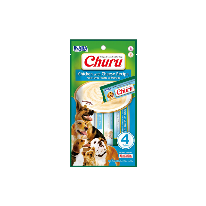 Churu Dog Chicken Cheese skanėstas šunims, 56 g