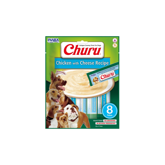 Churu Dog Chicken Cheese skanėstas šunims, 160 g