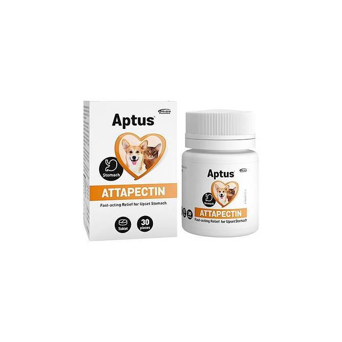 Aptus Attapectin papildai šunims ir katėms ūmiam vėmimui, viduriavimui mažinti, 30 tablečių