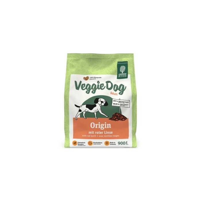 Green Petfood VeggieDog Origin sausas maistas šunims, 900 g