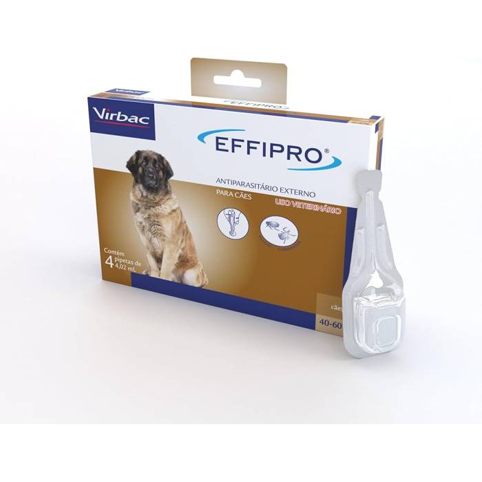Virbac Effipro 402 mg užlašinamasis tirpalas šunims 40-60 kg, N4