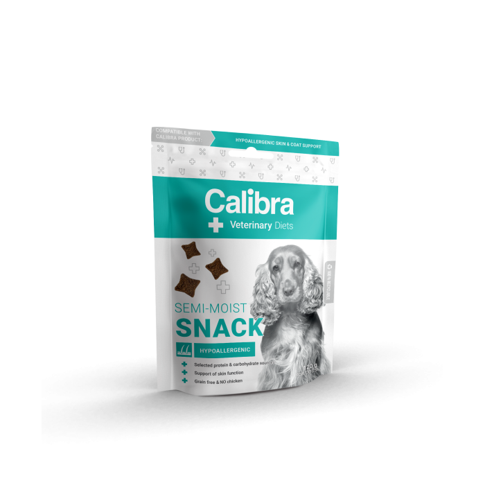 Calibra Veterinary Diets Dog Hypoallergenic skanėstai šunims, turintiems odos ir kailio problemų, 120 g