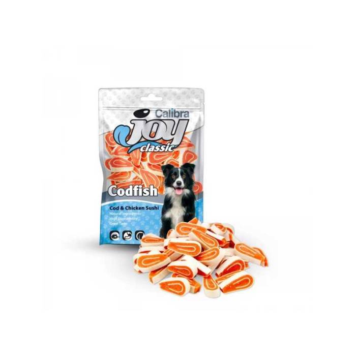 Calibra Joy Dog Cod - Chicken Sushi skanėstai šunims, 80 g