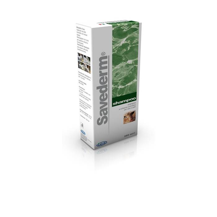 I.C.F. Savederm Shampoo kasdienis, švelniai valantis šampūnas šunims ir katėms, 250 ml