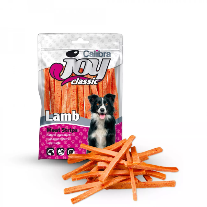 Calibra Joy Dog Classic Lamb Strips skanėstai šunims, 80 g