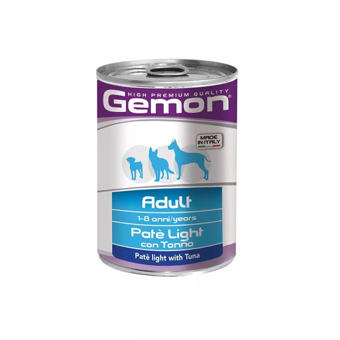 Gemon Wet Dog Pate drėgnas maistas šunims su tunu, 400 g