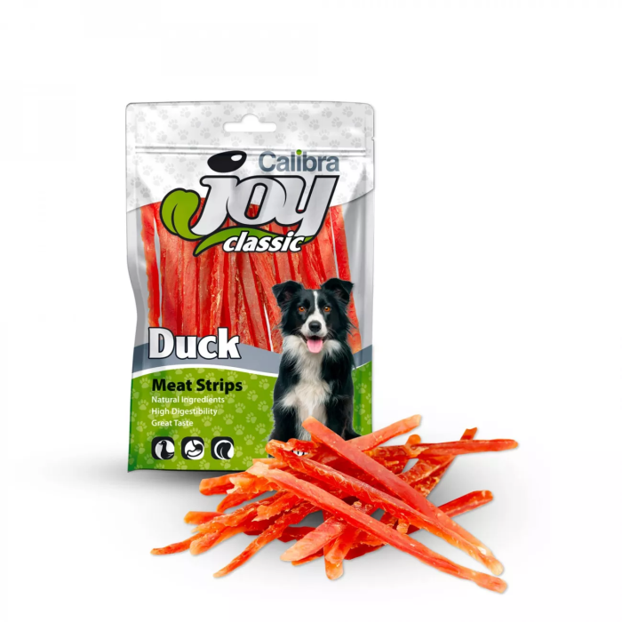 Calibra Joy Dog Classic Duck Strips skanėstai šunims, 80 g