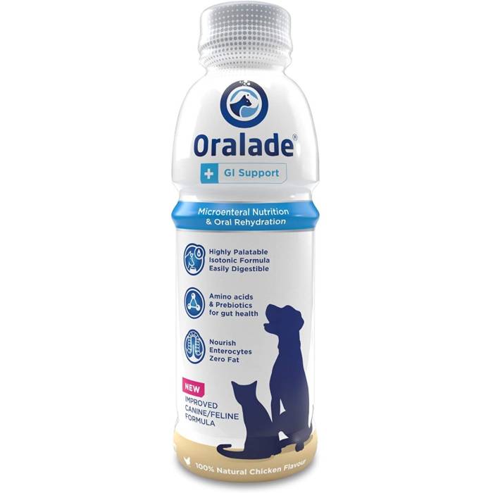 Oralade GI Support izotoninis gėrimas, padedantis atkurti prarastus skysčius, 500 ml
