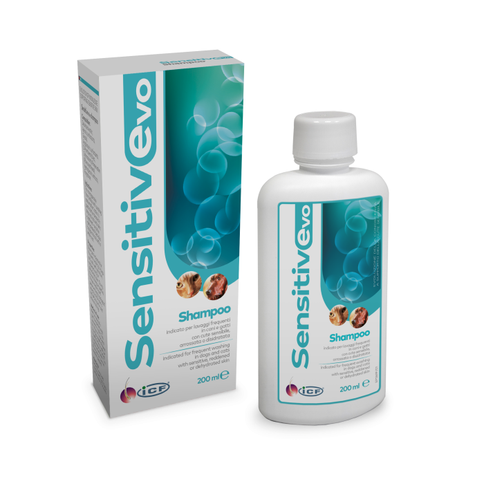 I.C.F. Sensitive Evo inovatyvus šampūnas jautriai odai, 200 ml
