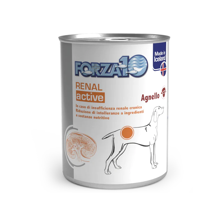 Forza 10 Renal ActiWet drėgnas maistas šunims, skirtas palaikyti inkstų funkciją, 390 g