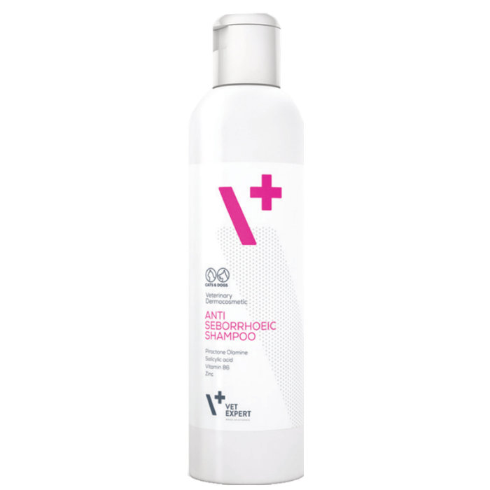 Vetexpert šampūnas riebią odą turintiems šunims ir katėms, 250 ml