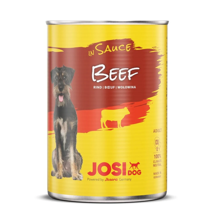 JosiDog Beef in Sauce konservuotas maistas šunims jautiena padaže, 415 g