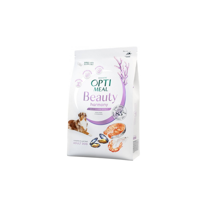 OPTIMEAL™ Beauty Harmony Raminantis poveikis. Visavertis pašaras visų veislių suaugusiems šunims, 10 kg