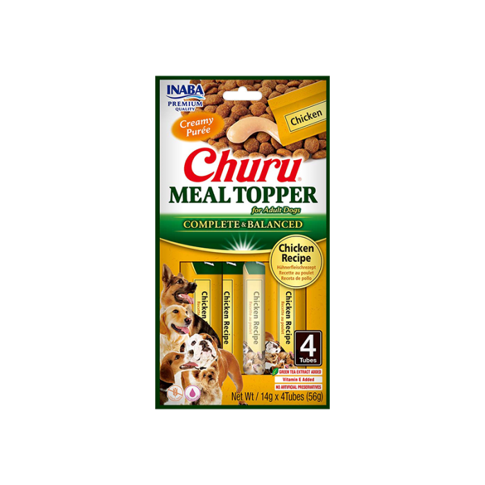 Churu Meal Topper skanėstas šunims maistui gardinti su vištiena, 4 vnt.