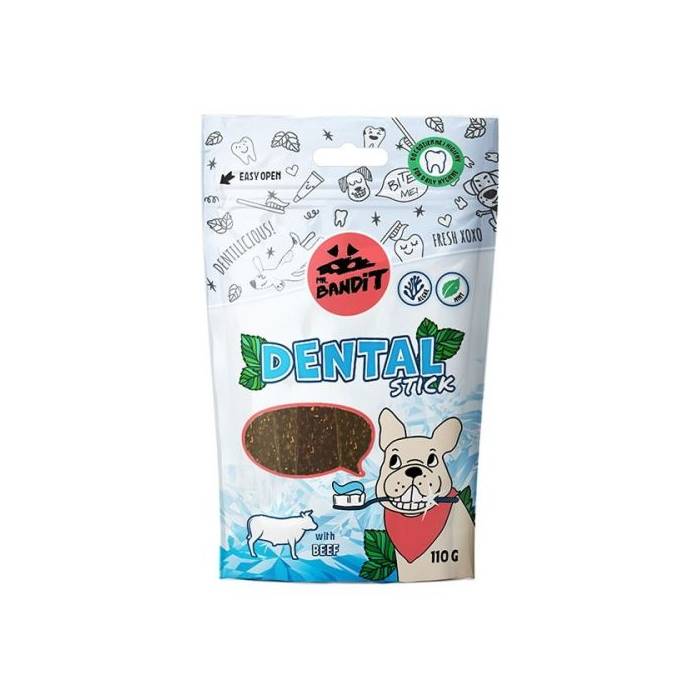 Mr. Bandit Dental Sticks skanėstai šunims su jautiena, 110 g