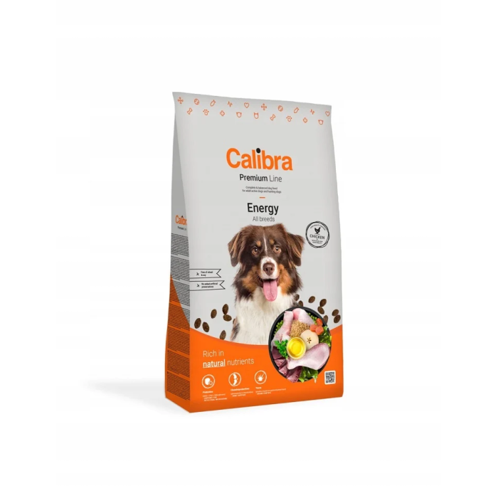 Calibra Dog Premium Energy sausas maistas aktyviems šunims, 12 kg