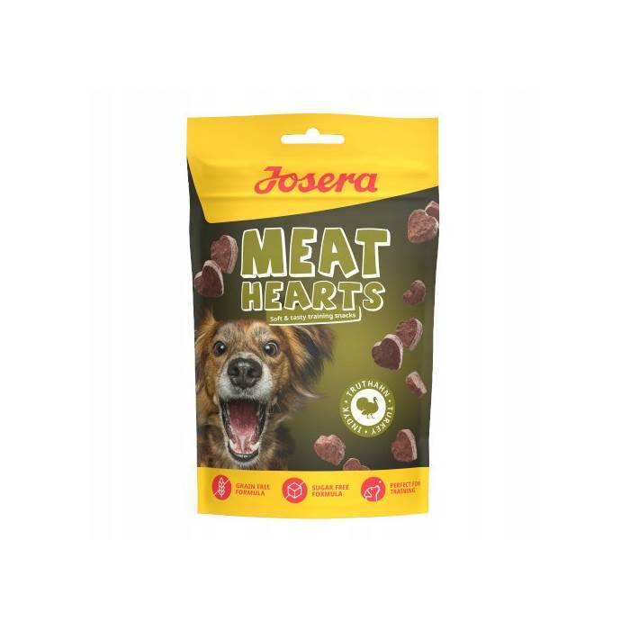 Josera Meat Hearts Turkey skanėstai šunims, 70g