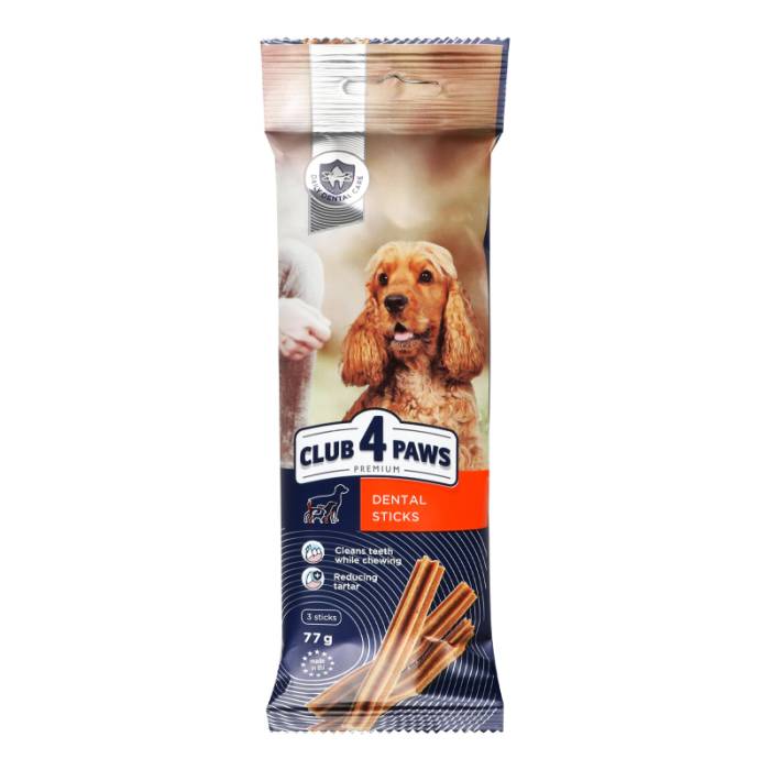 CLUB 4 PAWS Aukščiausios rūšies kramtalai šunims - lazdelės dantims, 12 g
