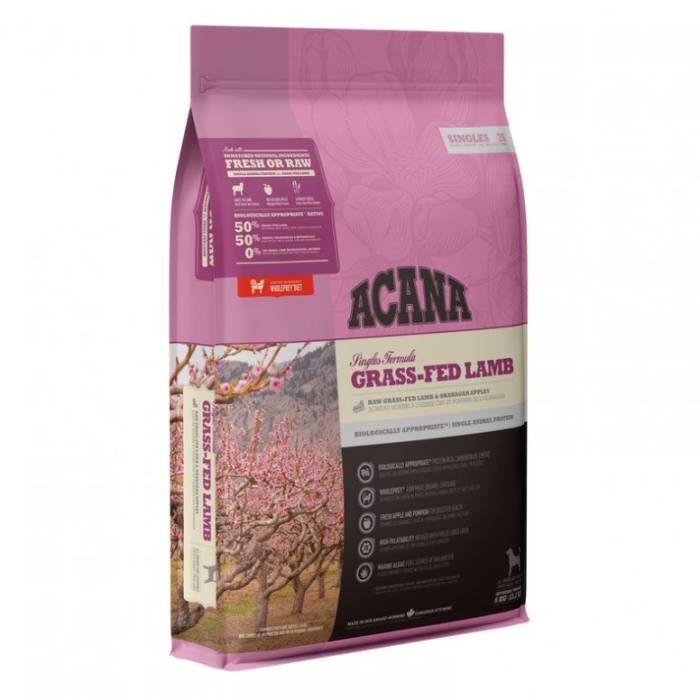 Acana Grass-Fed Lamb sausas maistas šunims su ėriena, 17 kg
