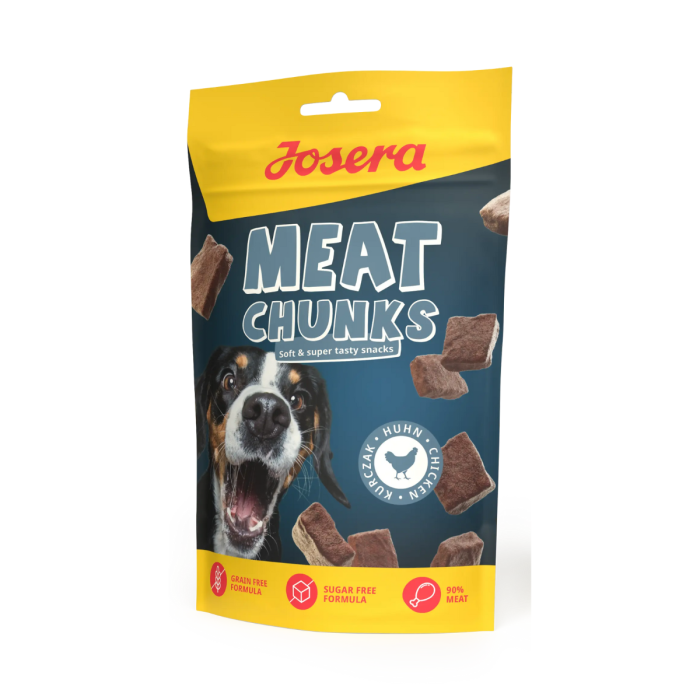 Josera Meat Chunks Chicken skanėstai šunims, 70g