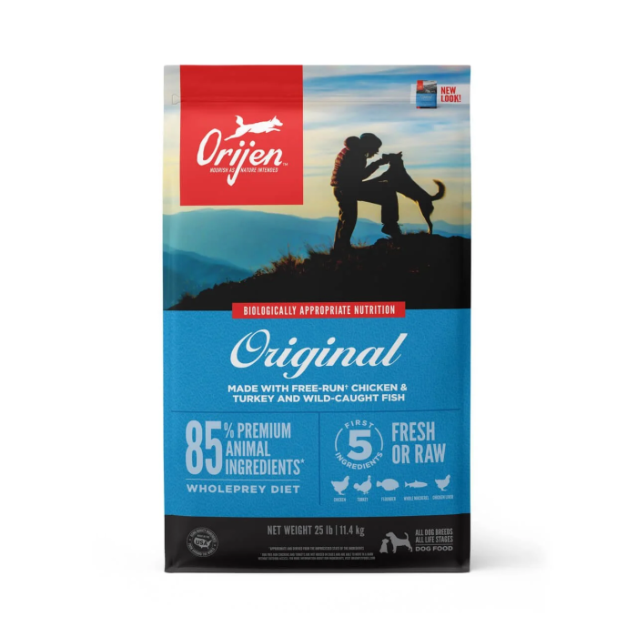 Orijen Original sausas maistas šunims, 17 kg