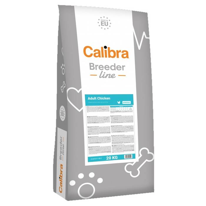 Calibra Dog Breeder Line Premium Adult sausas maistas šunims, 20 kg