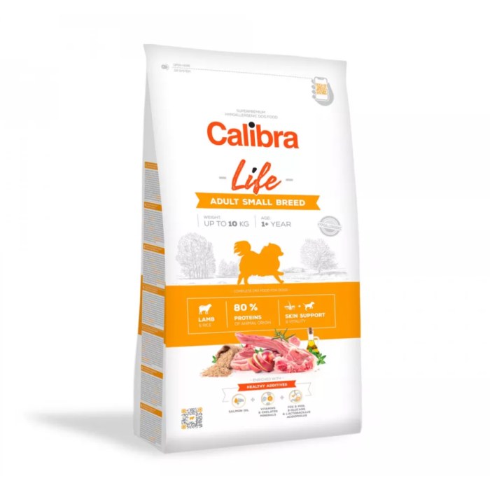 Calibra Life Dog Adult Small Lamb sausas maistas mažų veislių šunims, 1,5 kg