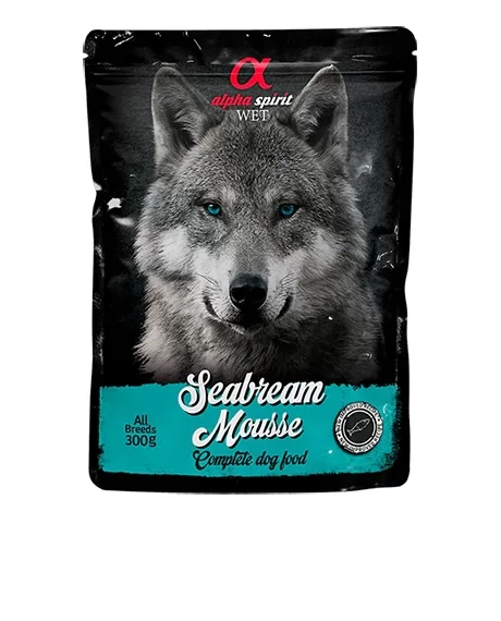 Alpha Spirit Wet putėsiai šunims su dorada, 6x300 g