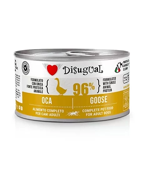 Disugual MonoProtein konservai šunims su žąsiena, 150 g : Pakuotė - 6 x 150 g