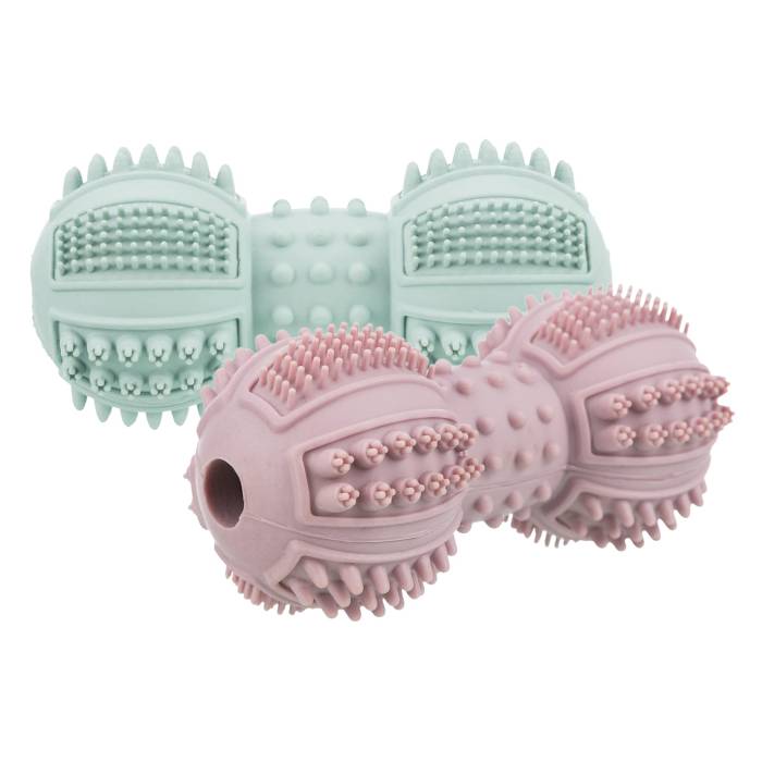 Trixie Junior guminis hantelis, žaislas šunims, 9 cm