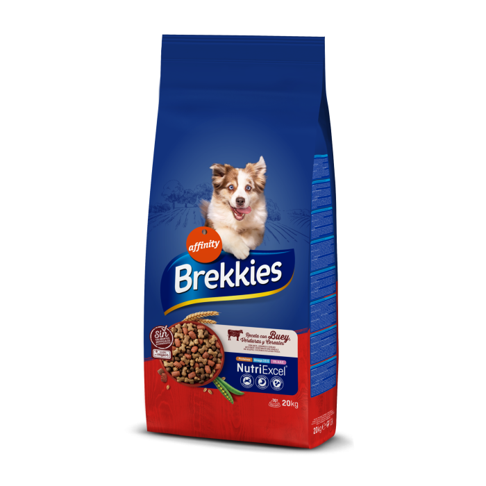 Brekkies Excel Dog subalansuotas premium klasės sausas šunų maistas, 20 kg