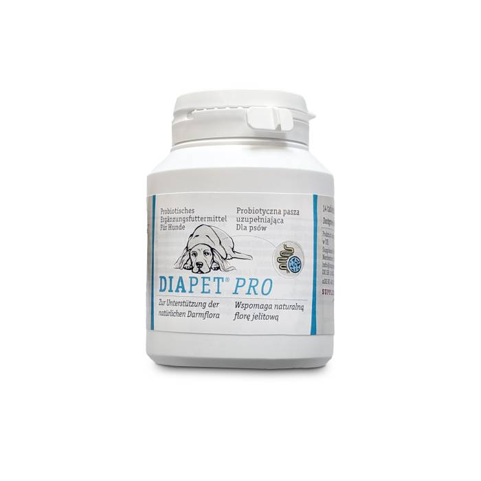 DiaPet Pro papildai šunims, skirti palaikyti natūralią žarnyno florą, 14 x 5 g