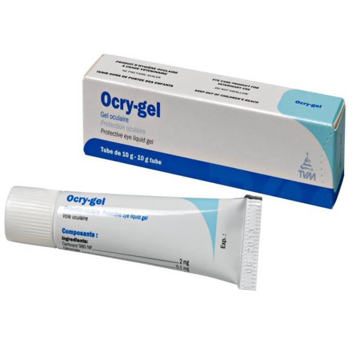 TVM Lab Ocry - Gel higieninis akių gelis gyvūnams, 10 g