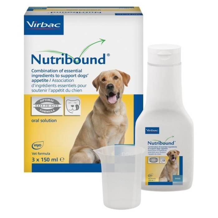Virbac Nutribound geriamas papildas šunų sveikimui skatinti, 150 ml