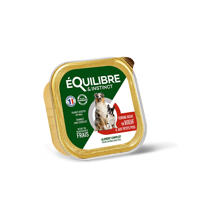 Equilibre Dog Boeuf paštetas šunims su jautiena, 300 g