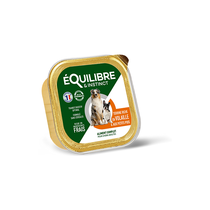 Equilibre Dog Volaille paštetas šunims su paukštiena, 300 g