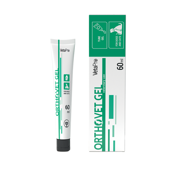 VetaPro Orthovet Gel vėsinantis gelis šunims ir katėms, 60 ml