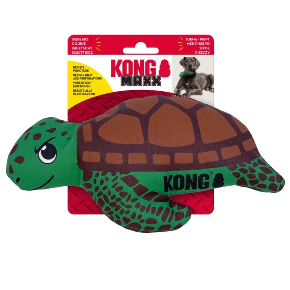 KONG Maxx Turtle patvarus pliušinis žaislas šunims