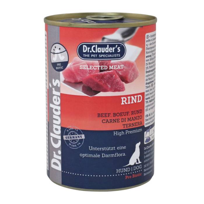 Dr. Clauder's Beef šlapias maistas šunims, 200 g