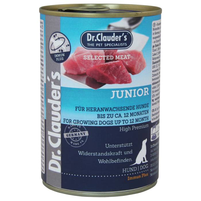 Dr. Clauder's Junior šlapias maistas šuniukams, 800 g