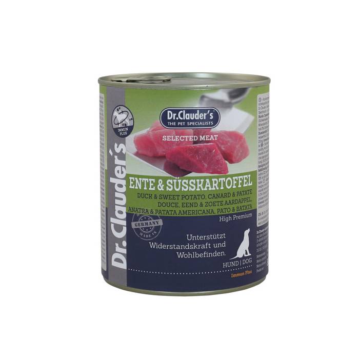 Dr. Clauder's Immune Plus Duck - Sweet Potato šlapias maistas šunims, 400 g