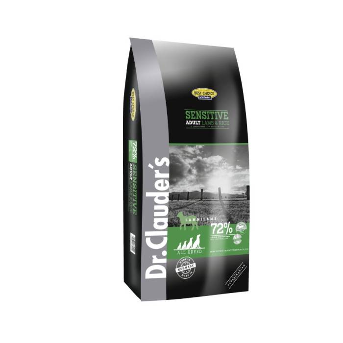 Dr. Clauder's Sensitive Adult Lamb - Rice sausas maistas jautrų virškinimą turintiems šunims, 20 kg