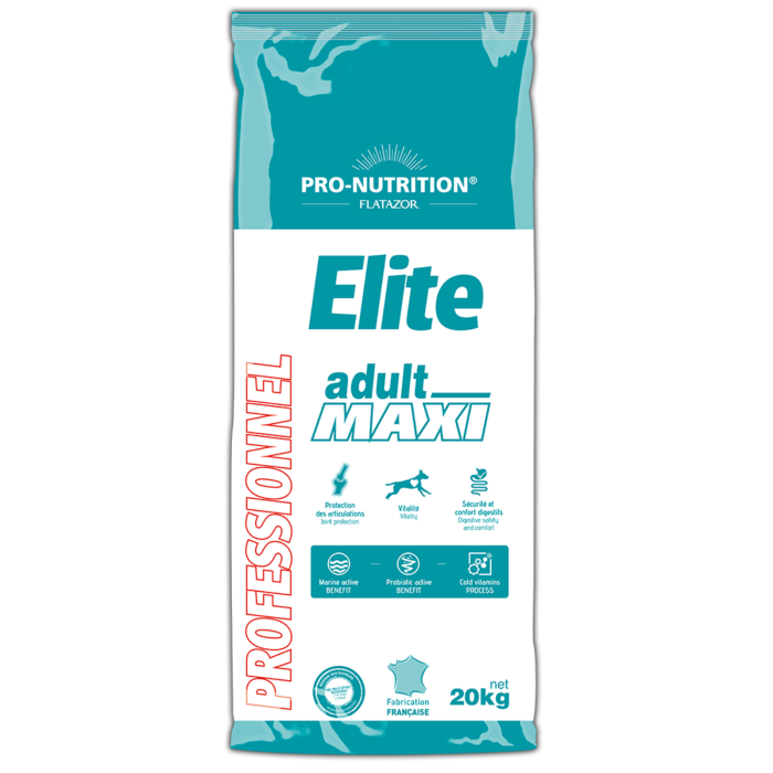 Pro Nutrition Elite Adult Maxi sausas maistas suaugusiems didelių veislių šunims, 20 kg