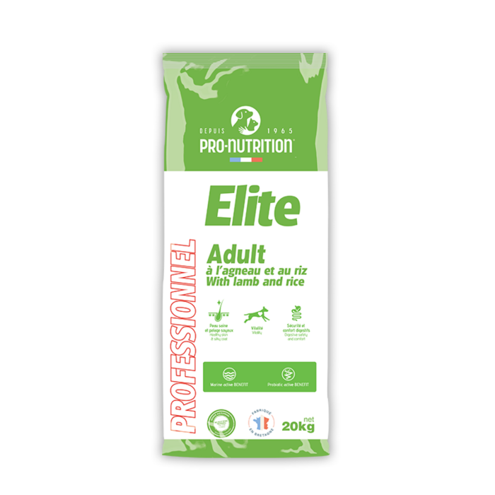 Pro Nutrition Elite Adult Lamb - Rice sausas maistas suaugusiems šunims, 20 kg